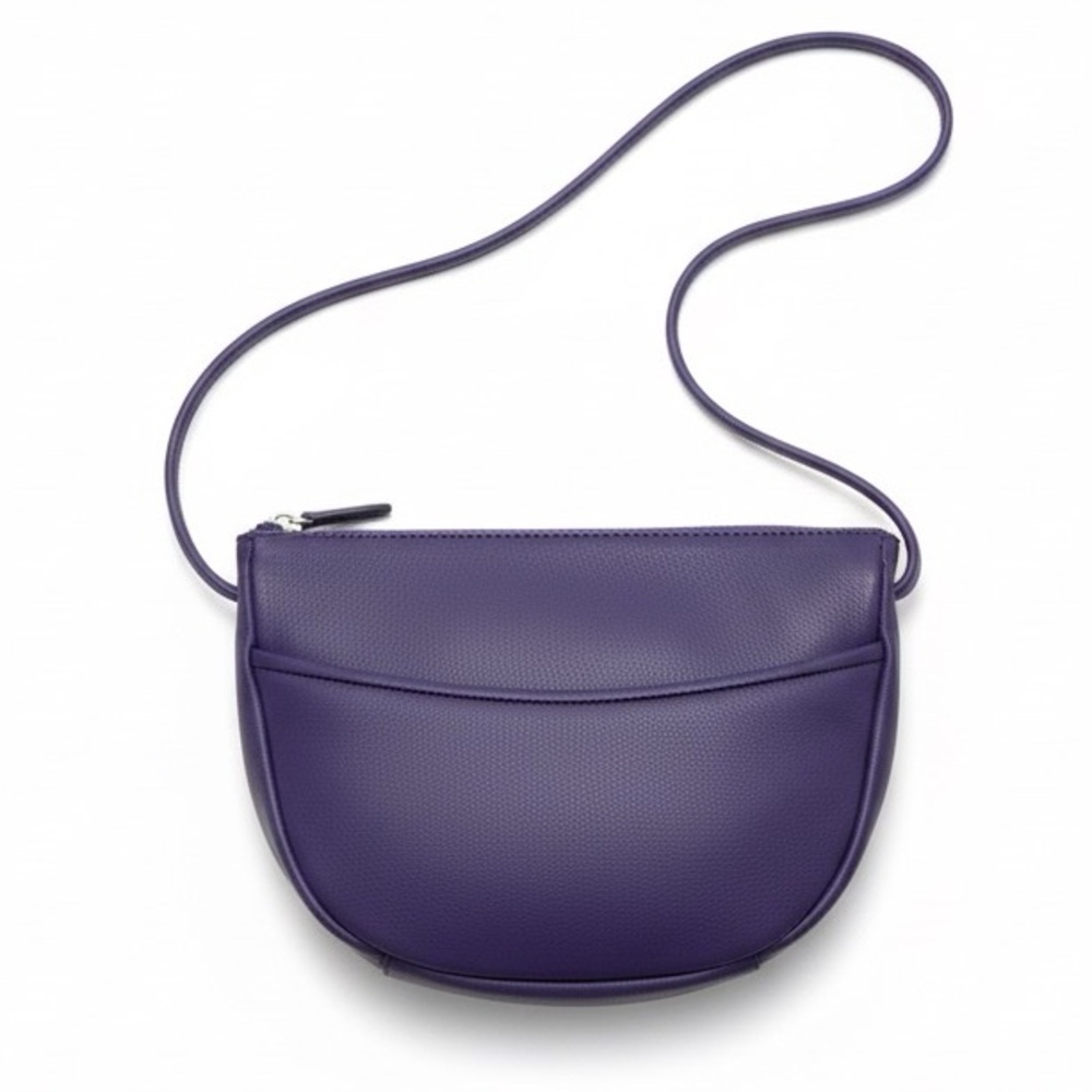 Leather Purple Crossbody Bag